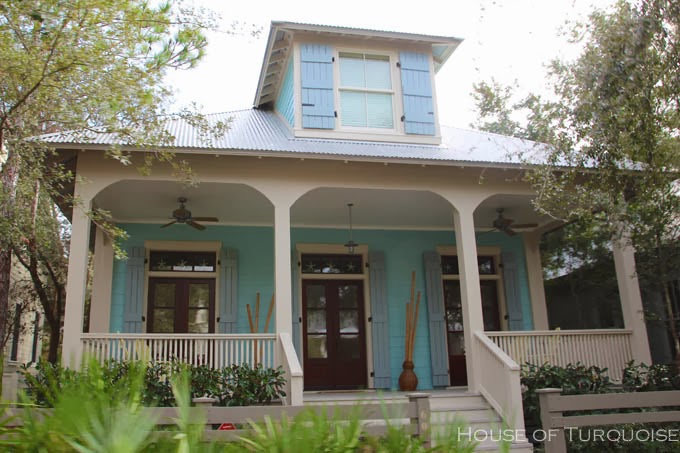 Turquoise Houses of WaterColor, Florida | House of Turquoise