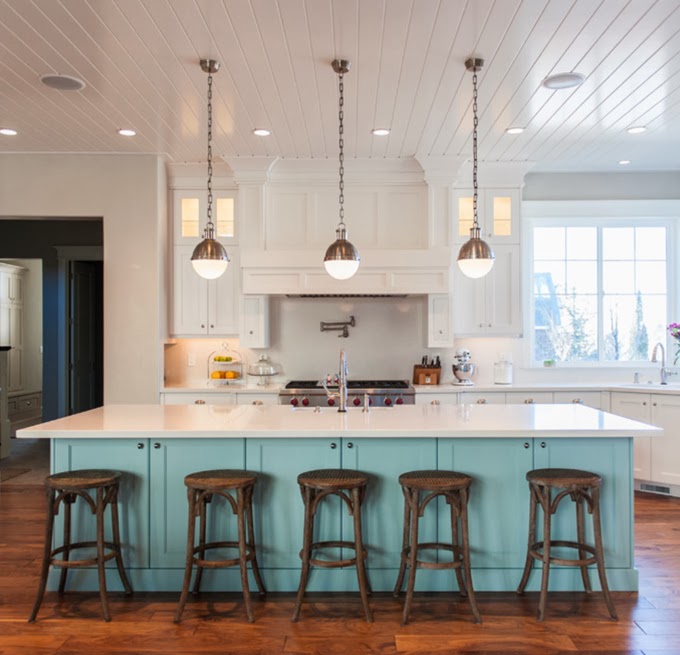 Craig Veenker House Of Turquoise, Turquoise Kitchen Island