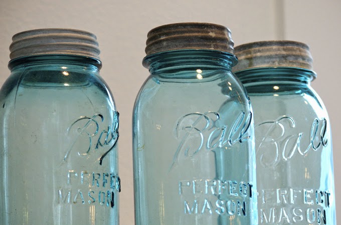 small mason jars
