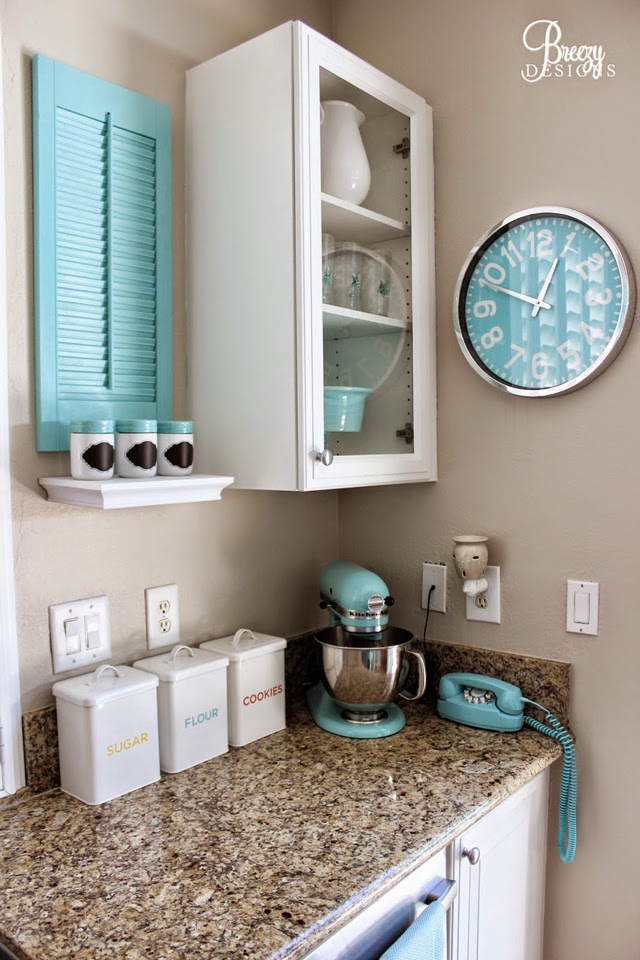 Turquoise Kitchens at their Refreshing Best: Welcome Home Breezy Summer  Charm