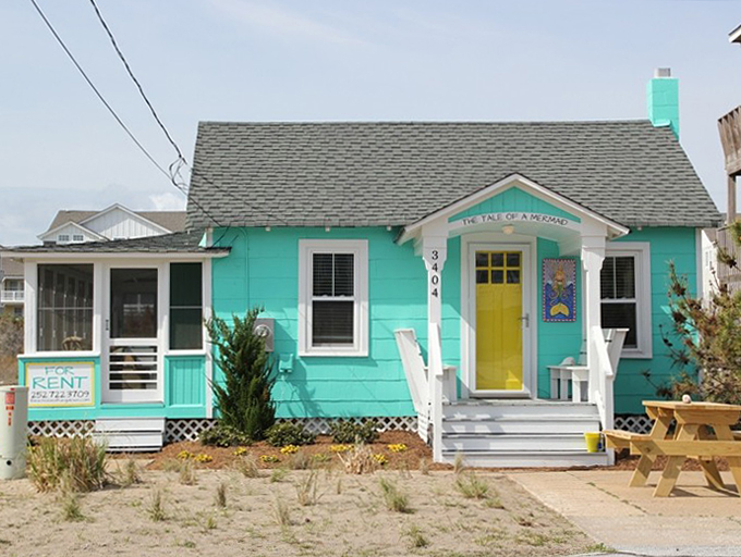 The Tale of a Mermaid Nags Head NC House  of Turquoise 