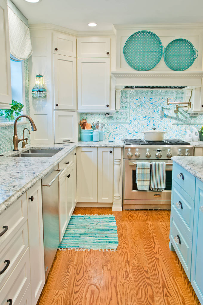 Turquoise and Aqua Kitchen Ideas - Refresh Restyle