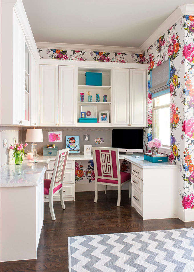 An Incredible Colourful Basement Craft Room Haven!