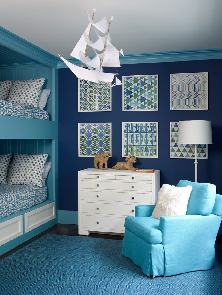 blue bunk room