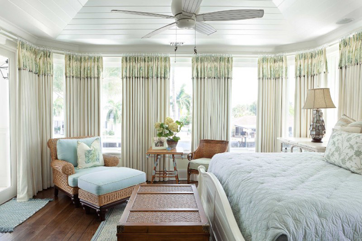 serene coastal bedroom