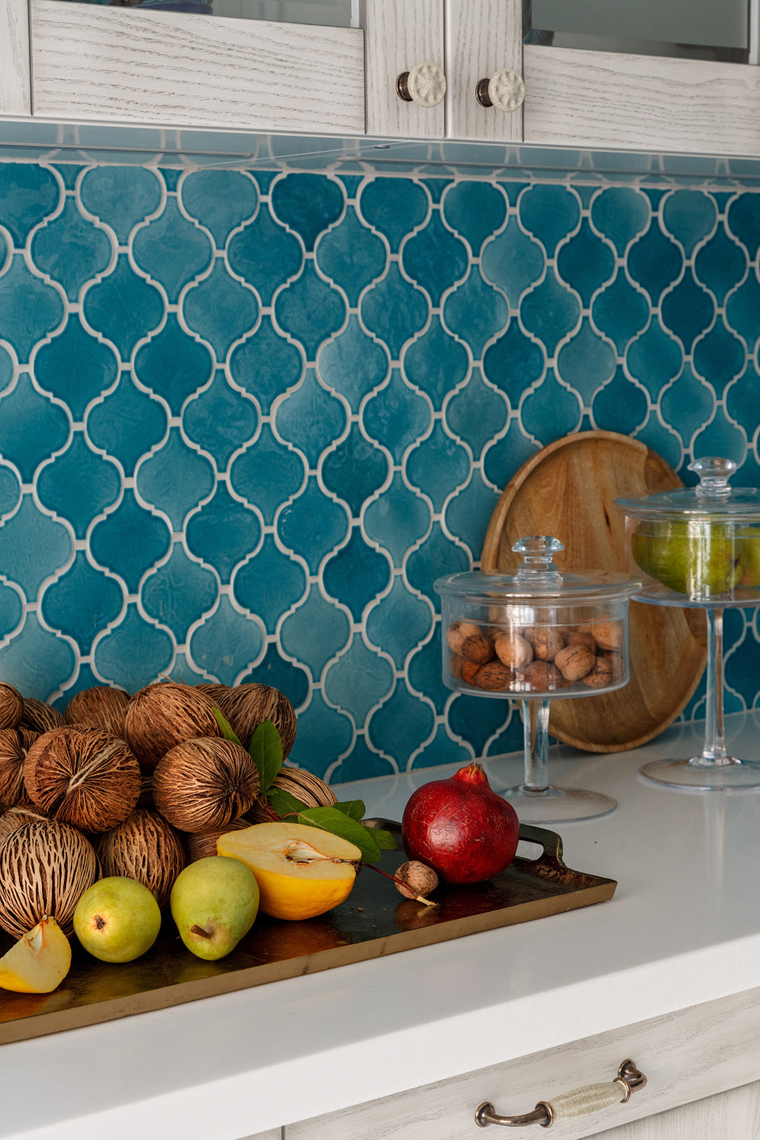 turquoise backsplash | House of Turquoise